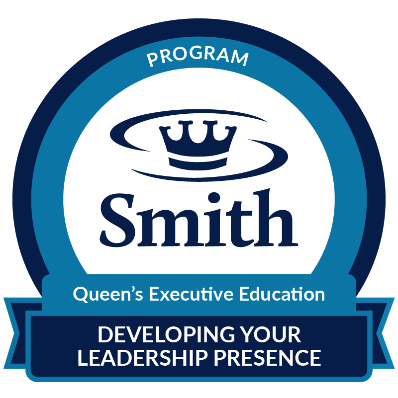 Digital credential for Developing Your Leadership Presence - Virtual